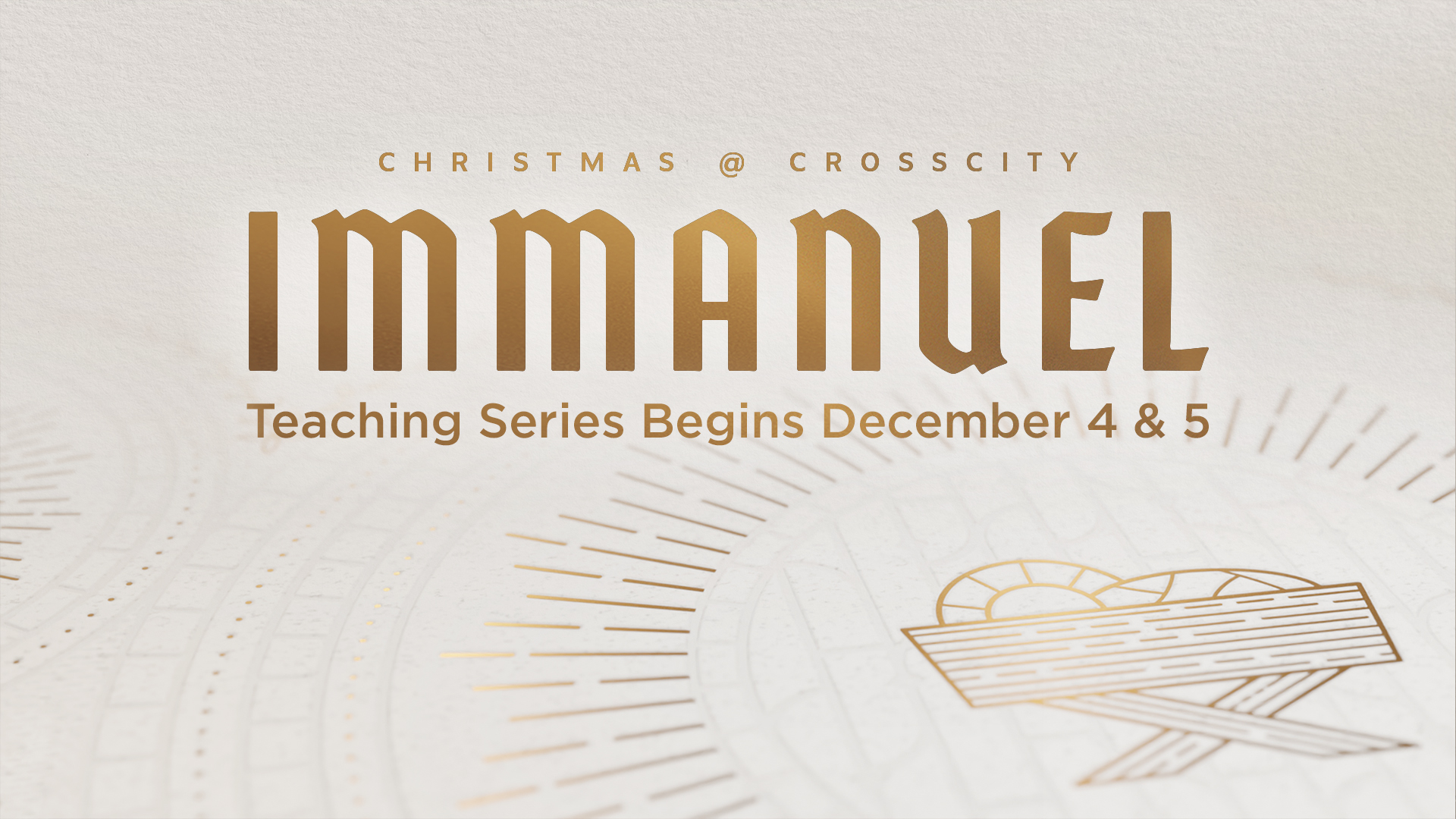 ChristmasCrossCity Immanuel Teaser